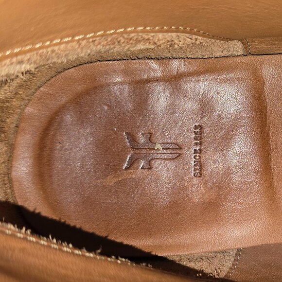 FRYE Weston 85042 Brown Leather Lace Up Chukka Ankle Dress Boots Men's US 11 D - Picture 6 of 9